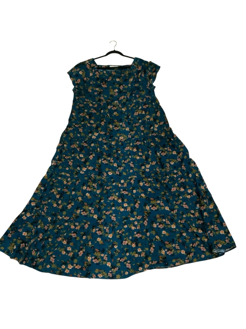 NATURAL LIFE Berkley Teal Floral Maxi Dress XL